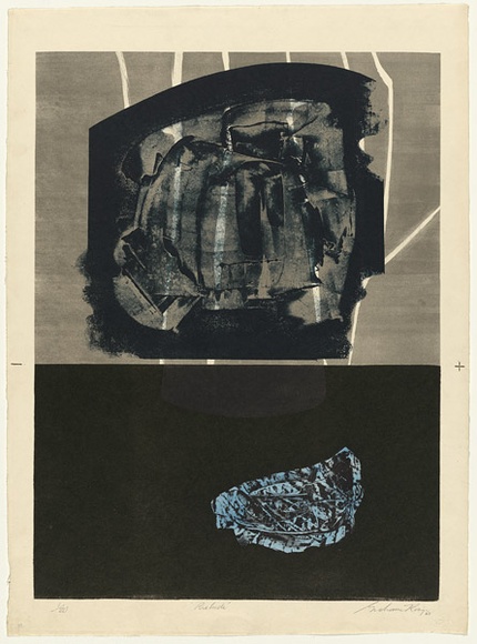Artist: b'King, Grahame.' | Title: b'Prelude' | Date: 1968 | Technique: b'lithograph, printed in black ink, from one stone [or plate]'