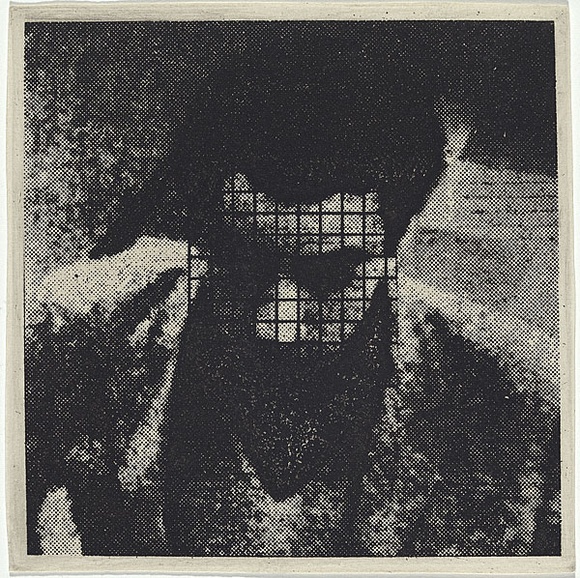 Artist: b'MADDOCK, Bea' | Title: b'Head I: Etching experiment' | Date: 1972 | Technique: b'photo-etching and aquatint, printed in black ink, from one plate' Artist: b'MADDOCK, Bea' | Title: b'Head I: Etching experiment' | Date: 1972 | Technique: b'photo-etching and aquatint, printed in black ink, from one plate'