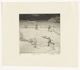 Artist: McKenna, Noel. | Title: Brisbane Park | Date: 1984 | Technique: etching, aquatint, roulette, drypoint printed with plate-tone. | Copyright: © Noel McKenna