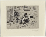 Artist: Coffey, Alfred. | Title: The dust bin. | Date: 1928 | Technique: etching and aquatint, printed in black ink with plate-tone, from one plate