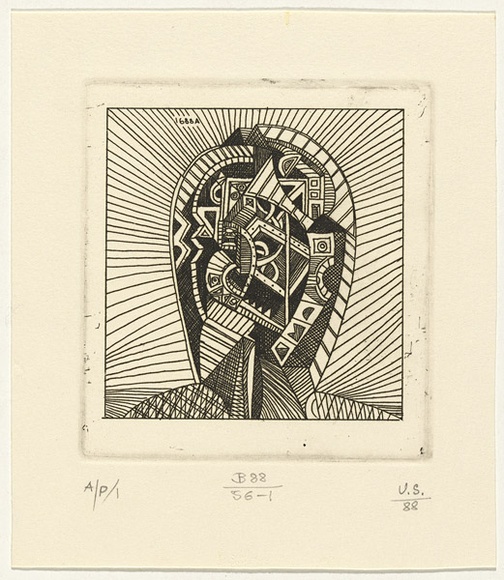 Artist: b'SELLBACH, Udo' | Title: b'not titled' | Date: 1960-80 | Technique: b'etching'