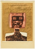 Artist: b'Nolan, Sidney.' | Title: b'Kelly V' | Date: 1965 | Technique: b'screenprint, printed in colour, from multiple stencils'