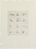 Artist: MADDOCK, Bea | Title: Game I | Date: 1972 | Technique: photo-etching and burnishing, printed in black ink