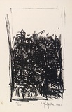 Artist: b'Halpern, Stacha.' | Title: b'not titled [Paris scene]' | Date: 1965 | Technique: b'lithograph, printed in black ink, from one stone [or plate]'