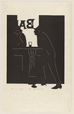 Artist: Thake, Eric. | Title: She's warm alright! | Date: 1966-67 | Technique: linocut, printed in black ink, from one block