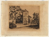 Title: Scott's Church, Sydney | Date: c.1924 | Technique: etching, printed in black, from one plate