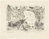 Artist: b'MACQUEEN, Mary' | Title: b'Dunnings wood pile' | Date: 1976 | Technique: b'lithograph, printed in black ink, from one plate' | Copyright: b'Courtesy Paulette Calhoun, for the estate of Mary Macqueen'