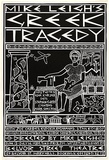Artist: REDBACK GRAPHIX | Title: Greek Tragedy. Directed by Mike Leigh, Belvoir Theatre. | Date: 1989 | Technique: screenprint, printed in black ink, from one stencil | Copyright: © Michael Callaghan, Redback Graphix