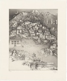 Artist: SCHMEISSER, Jorg | Title: Karsha | Date: 1985 | Technique: etching and aquatint, printed in black ink, from one plate | Copyright: © Jörg Schmeisser