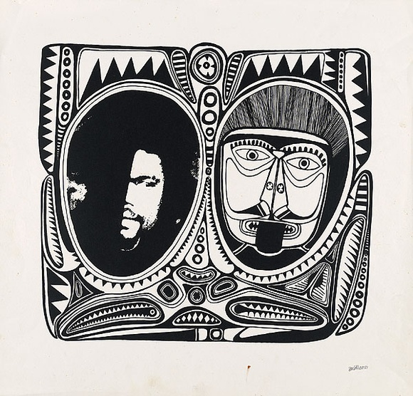 Artist: b'Lasisi, David.' | Title: b'My name' | Date: 1976 | Technique: b'screenprint, printed in black ink, from one stencil' Artist: b'Lasisi, David.' | Title: b'My name' | Date: 1976 | Technique: b'screenprint, printed in black ink, from one stencil'