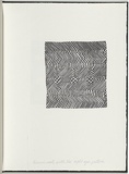 Artist: White, Robin. | Title: Not titled (Winnie's mat). | Date: 1985 | Technique: woodcut, printed in black ink, from one block