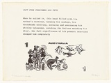 Artist: b'TIPPING, Richard' | Title: b'a print from Airpoet portfolio.' | Date: 1979 | Technique: b'screenprint, printed in brown ink, from one stencil'