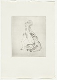 Artist: BOYD, Arthur | Title: Colour blind. | Date: 1970 | Technique: etching, printed in black ink, from one plate | Copyright: Reproduced with permission of Bundanon Trust