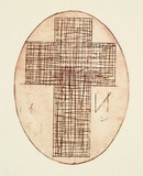 Artist: Nixon, John. | Title: not titled | Date: 1985 | Technique: etching printed in red-brown with light plate-tone