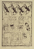 Artist: Kennedy, Lisa. | Title: Spirit paths | Date: 2000, November | Technique: etching, printed in black ink, from one plate