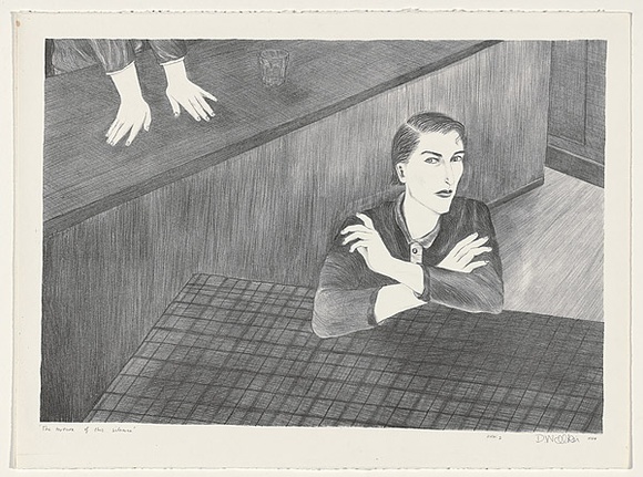 Artist: b'Walker, Deborah.' | Title: b'The torture of this silence' | Date: 1984 | Technique: b'lithograph, printed in black ink, from one stone' | Copyright: b'\xc2\xa9 Deborah Walker. Licensed by VISCOPY, Australia' Artist: b'Walker, Deborah.' | Title: b'The torture of this silence' | Date: 1984 | Technique: b'lithograph, printed in black ink, from one stone' | Copyright: b'\xc2\xa9 Deborah Walker. Licensed by VISCOPY, Australia'
