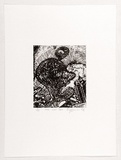 Artist: SPURRIER, Stephen | Title: The lost dog. | Date: 1988 | Technique: etching, printed in black ink, from one plate