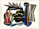 Artist: LEACH-JONES, Alun | Title: The poet's landscape | Date: 1987 | Technique: screenprint, printed in colour, from multiple stencils | Copyright: Courtesy of the artist