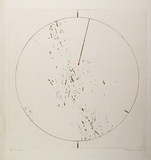 Artist: Cross, Elizabeth. | Title: Time out. | Date: 1969 | Technique: etching, printed in black ink, from one plate