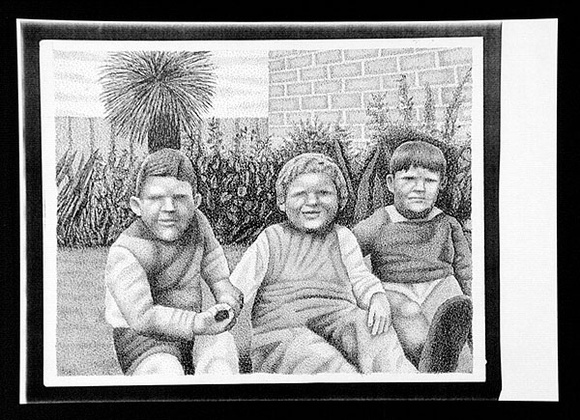 Artist: b'Febey, Rodney.' | Title: b'Design for painting.' | Date: 1982 | Technique: b'photocopy, printed in black ink, from hand drawn artwork' Artist: b'Febey, Rodney.' | Title: b'Design for painting.' | Date: 1982 | Technique: b'photocopy, printed in black ink, from hand drawn artwork'