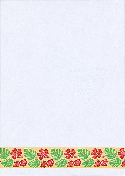 Artist: b'REDBACK GRAPHIX' | Title: b'Lertterhead: Hibiscus Films Ltd' | Date: c.1990 | Technique: b'offset-lithograph, printed in colour, from multiple plates'