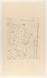 Title: Bed 2 | Date: 1978 | Technique: drypoint, printed in black ink, from one perspex plate