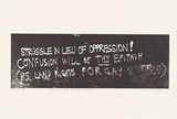 Artist: MEYER, Bill | Title: Land rights for gay whales | Date: 1983 | Technique: photo-etching and aquatint, printed in black ink, from one zinc plate | Copyright: © Bill Meyer