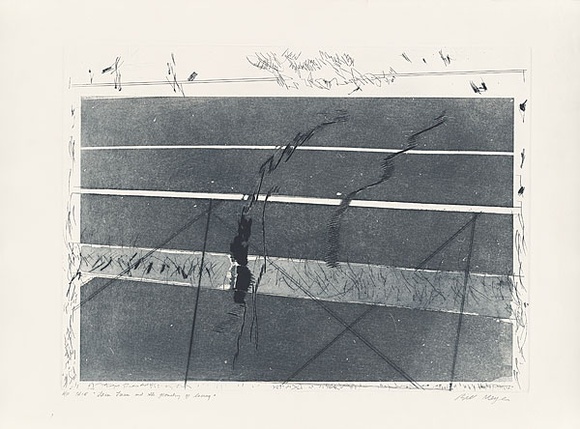 Artist: b'MEYER, Bill' | Title: b'Tzim Tzum and the geometry of loving.' | Date: 1981 | Technique: b'photo-etching, aquatint, drypoint, printed in black ink, from one zinc plate (mitsui, pre-coated photo-plate)' | Copyright: b'\xc2\xa9 Bill Meyer' Artist: b'MEYER, Bill' | Title: b'Tzim Tzum and the geometry of loving.' | Date: 1981 | Technique: b'photo-etching, aquatint, drypoint, printed in black ink, from one zinc plate (mitsui, pre-coated photo-plate)' | Copyright: b'\xc2\xa9 Bill Meyer'