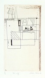Artist: Stokes, Debbie. | Title: Tri-city | Date: 1988 | Technique: etching, printed in black ink, from one plate