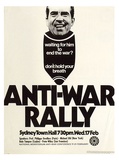 Artist: UNKNOWN | Title: Anti-war rally. | Date: c.1970 | Technique: photo-lithograph, printed in colour, from multiple plates
