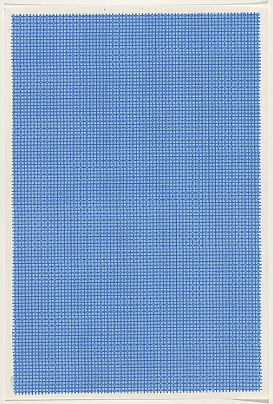Artist: b'WORSTEAD, Paul' | Title: b'Starstruck' | Date: 1982 | Technique: b'screenprint, printed in colour, from two stencil in dark blue and light blue ink' | Copyright: b'This work appears on screen courtesy of the artist' Artist: b'WORSTEAD, Paul' | Title: b'Starstruck' | Date: 1982 | Technique: b'screenprint, printed in colour, from two stencil in dark blue and light blue ink' | Copyright: b'This work appears on screen courtesy of the artist'