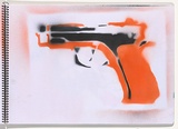 Title: Chickenpox | Date: 2003-2004 | Technique: stencil, printed with colour aerosol paint, from multiple stencils