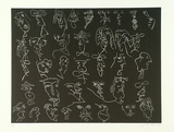 Artist: JACKS, Robert | Title: not titled. | Date: 1989 | Technique: etching, printed in black ink, from one plate