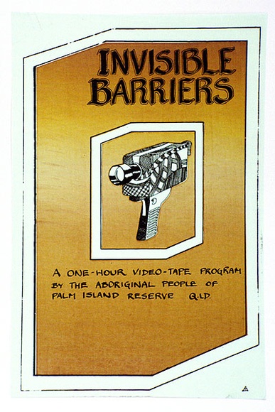 Artist: b'LITTLE, Colin' | Title: b'Invisible Barriers' | Technique: b'screenprint, printed in colour, from multiple stencils' Artist: b'LITTLE, Colin' | Title: b'Invisible Barriers' | Technique: b'screenprint, printed in colour, from multiple stencils'