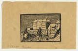 Artist: Groblicka, Lidia | Title: Prison | Date: 1953-54 | Technique: woodcut, printed in black ink, from one block