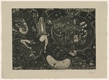 Title: Tie me kangaroo down Guiseppe | Date: 1992- 1996 | Technique: etching, aquatint and drypoint, printed in black ink, from one plate