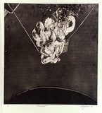 Artist: Moynihan, Danny. | Title: Carousel | Date: c.1968 | Technique: etching, printed in black ink, from one plate
