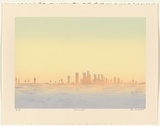 Artist: Harbeck, Ron. | Title: Dawn glo. | Date: 1989 | Technique: screenprint, printed in colour, from seven stencils