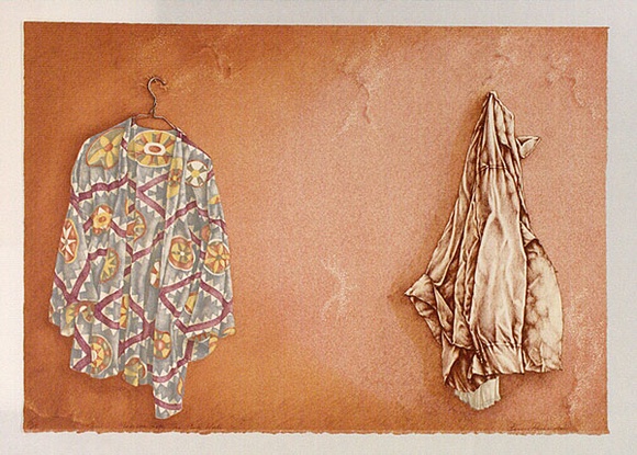 Artist: RICHARDSON, Berris | Title: Mexican life: The pink wall | Date: 1982 | Technique: lithograph, printed in colour, from seven stones [or plates]