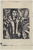 Artist: Adams, Tate. | Title: Fisherman. | Date: c.1955 | Technique: lithograph, printed in black ink, from one zinc plate