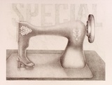 Artist: RICHARDSON, Berris | Title: Special | Date: 1975 | Technique: lithograph, printed in colour, from two plates