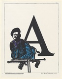 Title: Sabate | Date: 1976 | Technique: screenprint, printed in colour, from two stencils