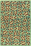 Artist: b'Alder, Alison.' | Title: b'Wrapping paper: Banksia' | Date: 1986 | Technique: b'screenprint, printed in colour, from three stencils'