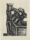 Artist: ROSE, David | Title: Mother and son | Date: 1963 | Technique: lithograph, printed in black ink, from one stone