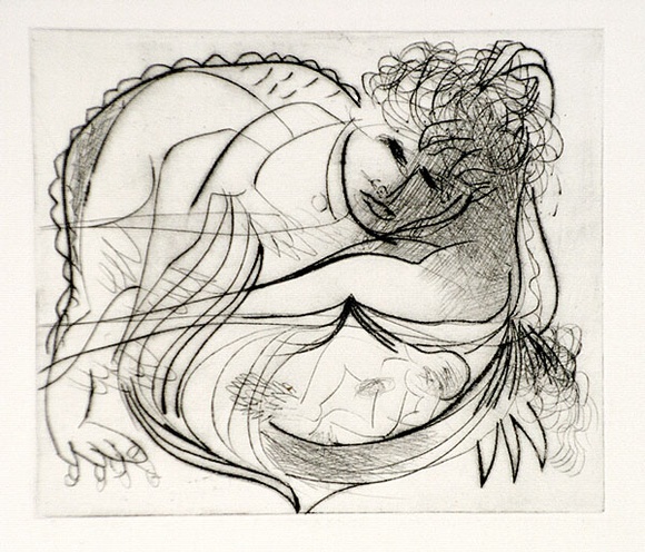 Artist: b'BOYD, Arthur' | Title: b'Resting figure with small nude inset.' | Date: (1968-69) | Technique: b'etching and drypoint, printed in black ink, from one plate' | Copyright: b'Reproduced with permission of Bundanon Trust' Artist: b'BOYD, Arthur' | Title: b'Resting figure with small nude inset.' | Date: (1968-69) | Technique: b'etching and drypoint, printed in black ink, from one plate' | Copyright: b'Reproduced with permission of Bundanon Trust'