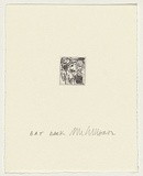Artist: b'Cullen, Adam.' | Title: b'Dark' | Date: 2002 | Technique: b'etching, printed in black ink, from one plate'