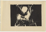 Artist: UNKNOWN, WORKER ARTISTS, SYDNEY, NSW | Title: Not titled (riot and police). | Date: 1933 | Technique: linocut, printed in black ink, from one block