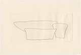 Title: b'Large dish and two bowls' | Date: 1982 | Technique: b'drypoint, printed in black ink, from one perspex plate'