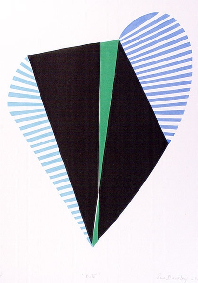 Artist: b'Buckley, Sue.' | Title: b'Kite.' | Date: 1981 | Technique: b'screenprint, printed in colour, from multiple stencils' | Copyright: b'This work appears on screen courtesy of Sue Buckley and her sister Jean Hanrahan' Artist: b'Buckley, Sue.' | Title: b'Kite.' | Date: 1981 | Technique: b'screenprint, printed in colour, from multiple stencils' | Copyright: b'This work appears on screen courtesy of Sue Buckley and her sister Jean Hanrahan'