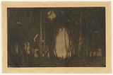 Artist: b'Traill, Jessie.' | Title: b'Hole in the trees.' | Date: 1914 | Technique: b'etching and aquatint, printed in warm black ink with plate-tone, from one zinc plate'